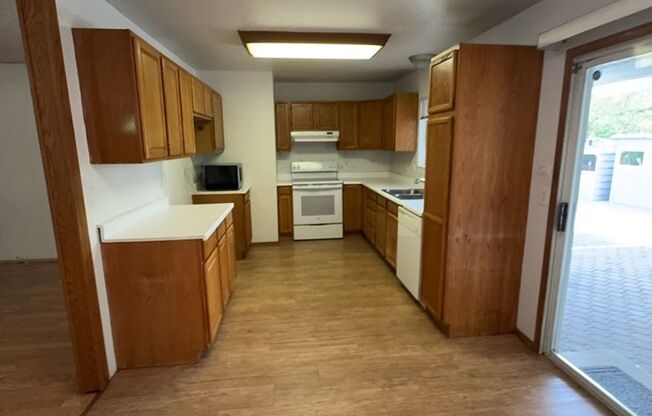 Home on 1 acre lot with above ground pool