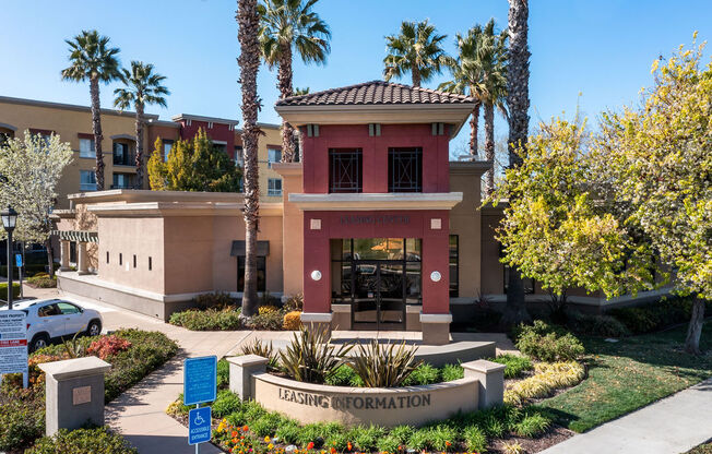 Exterior of the Waterford Place Apartments Leasing Office