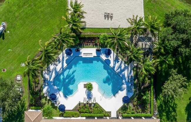 Aerial view of pool  |Cypress Legends