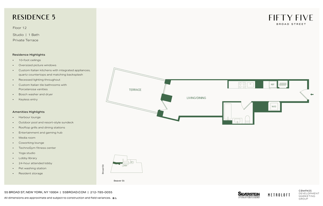 Studio, 1 bath, $4,574, Unit 1203