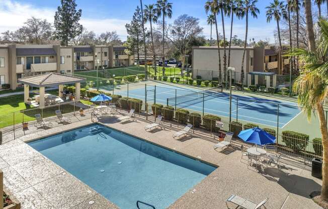 Pool Area at Shorebird Apartments in Mesa Arizona
