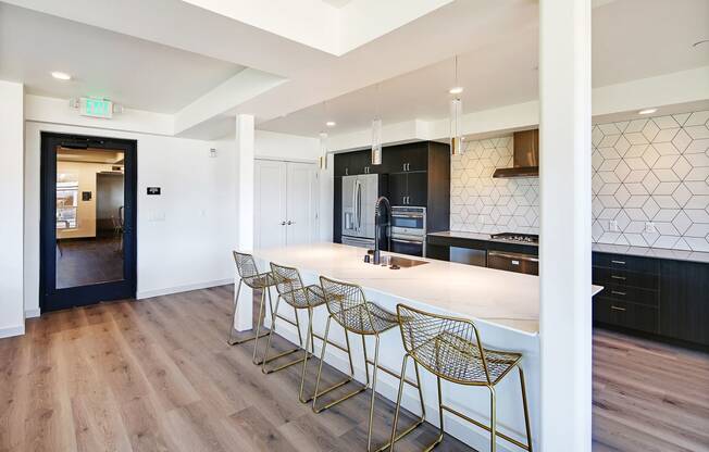 Geo Apartments Clubhouse Seating Area