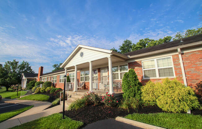 This is a picture of building exteriors at College Woods in Cincinnati, OH