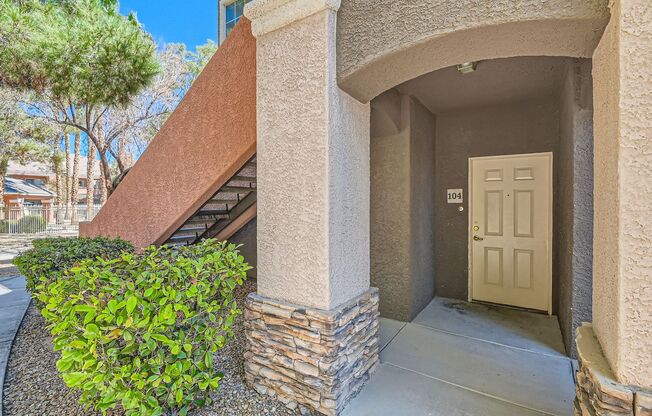 1st Floor, 2 Bedroom Condo in Gated N/W Community with 1 Car Garage Attached!