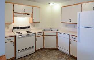 white kitchen appliances