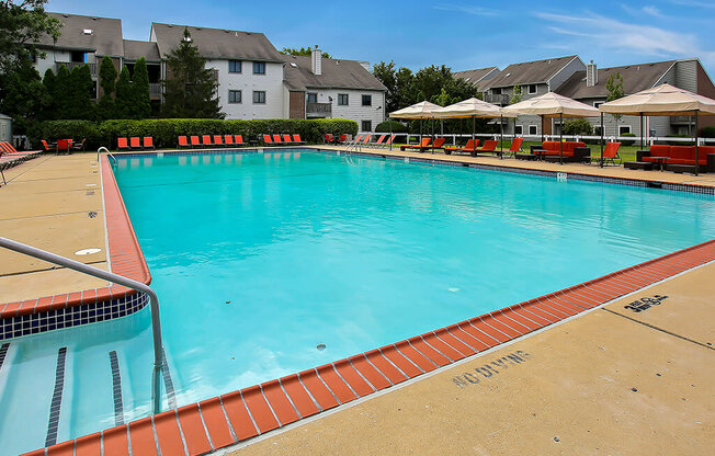 Blue Cool Swimming Pool at The Crest at Princeton Meadows, Plainsboro, NJ, 08536