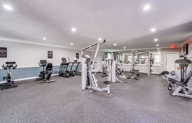 our state of the art gym is fully equipped with cardio equipment and weights