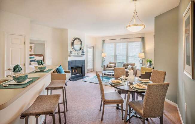 Dining And Living Area at The Apartments at Cambridge Court, Maryland
