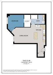 1 bed, 1 bath, 713 sqft, $1,440