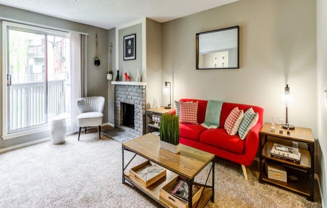 Modern Living Room at The Atwood at Eden Prairie, Eden Prairie, Minnesota