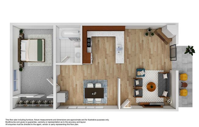1 bed, 1 bath, 602 sqft, $1,595, Unit D-125