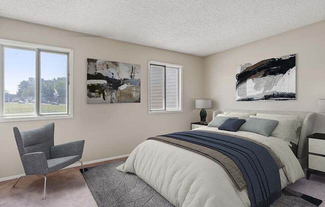 Master bedroom for Two bedroom