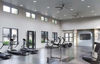 Gym at The Liliana Apartment Homes, Pooler Georgia