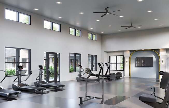 Gym at The Liliana Apartment Homes, Pooler Georgia