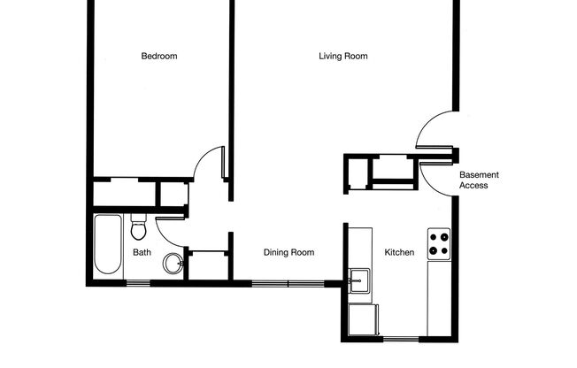 1 bed, 1 bath, 750 sqft, $1,495, Unit 51