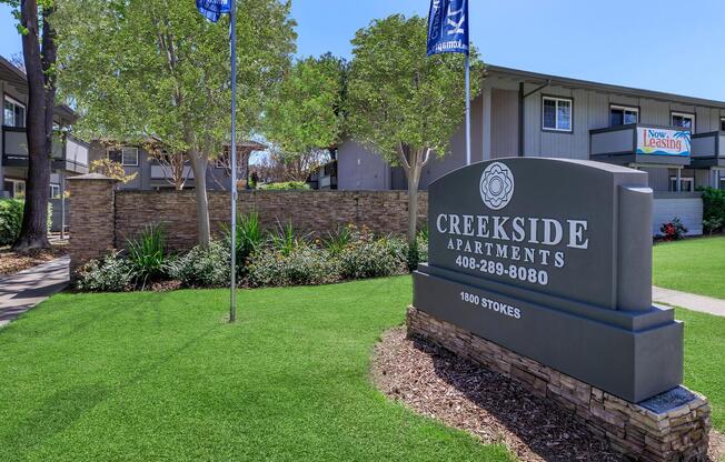 a large lawn in front of a building