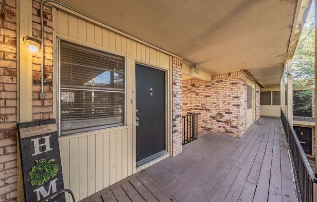Updated Two Bedroom and One and Half Bathrooms apartment upstairs in the Cultural District!