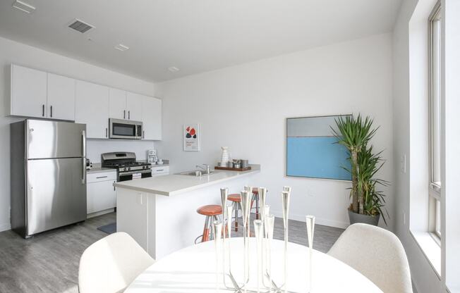 View of Kitchen from Dining room