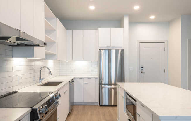 Kitchen with Stainless Steel Appliances