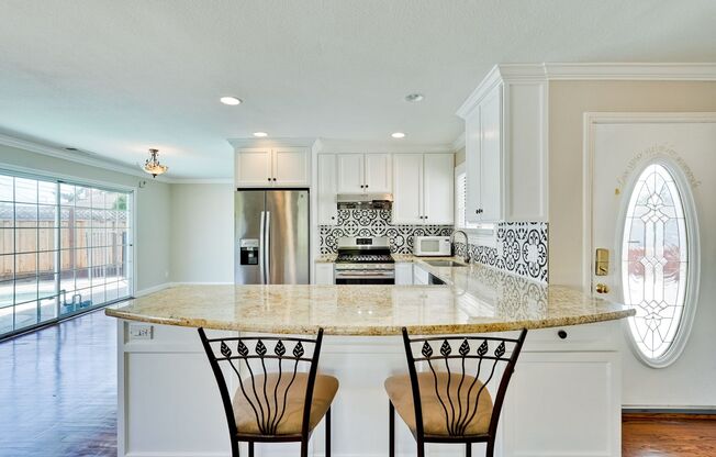 Resort-like Three Bedroom Single Family Home with Bonus Room & Swimming Pool. Add-on Cabana Available to Rent.