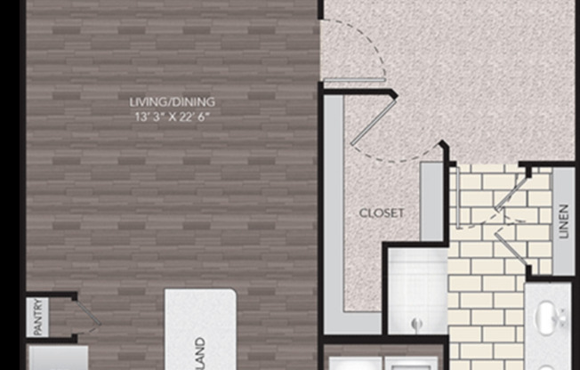 1 bed, 1 bath, 829 sqft, $1,656