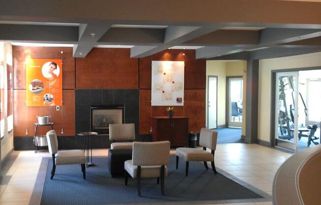 Resident Lounge at Metropolitan Collection Apartments, Renton, Washington