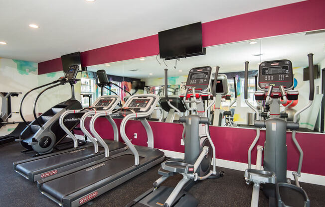 Fitness Center with workout equipment