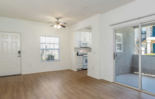 Living Room with Hard Surface Flooring