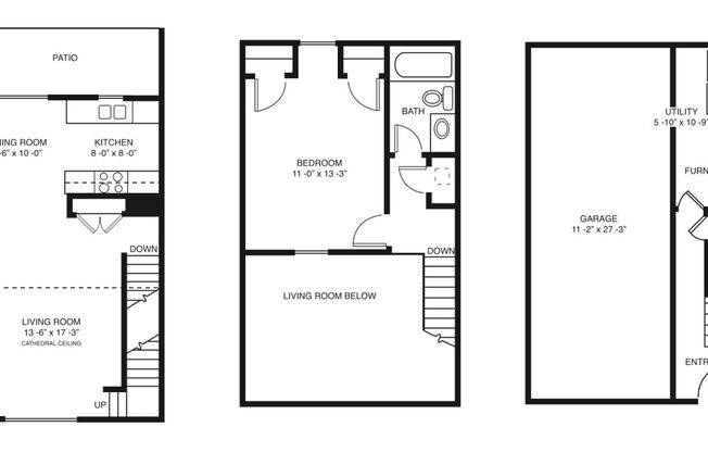 1 bed, 1 bath, 980 sqft, $1,275, Unit SC34