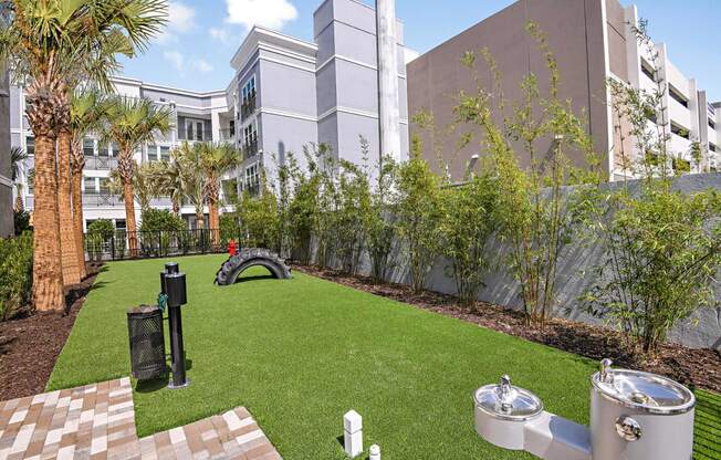 Pet Park at The Foundry Luxury Apartments in Tampa FL
