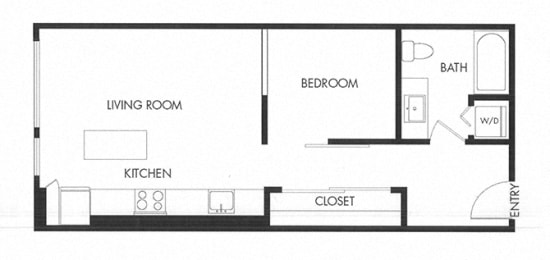 1 bed, 1 bath, 601 sqft, $2,471