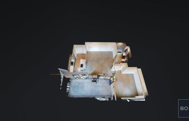 1 bed, 1 bath, 866 sqft, $6,895, Unit 1702