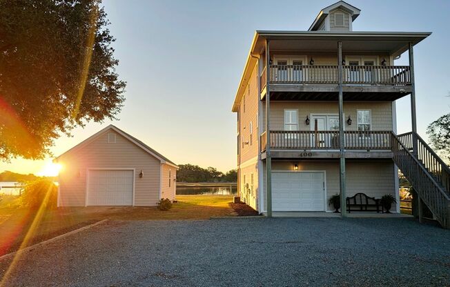 Waterfront Beach House with Private Dock