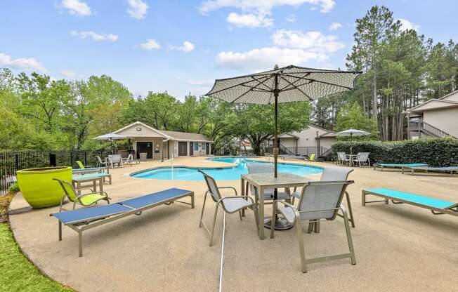 take a dip in the pool at villas at houston levee west apartments in cord