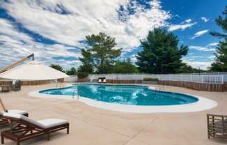 Pool at The Everett Apartments  in Roanoke, VA 24018