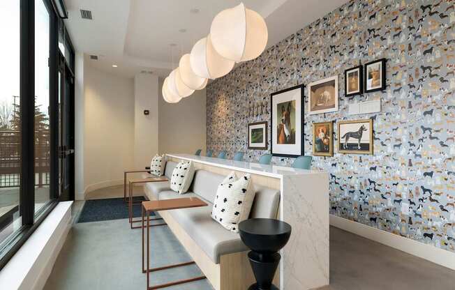 pet spa seating at The Mera, Minnesota, 55426