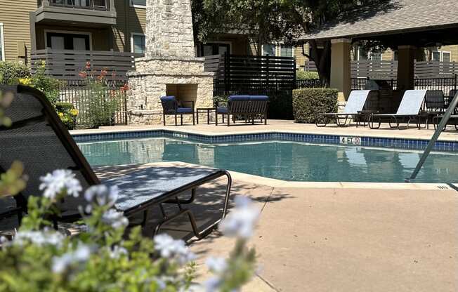 our apartments showcase an unique swimming pool