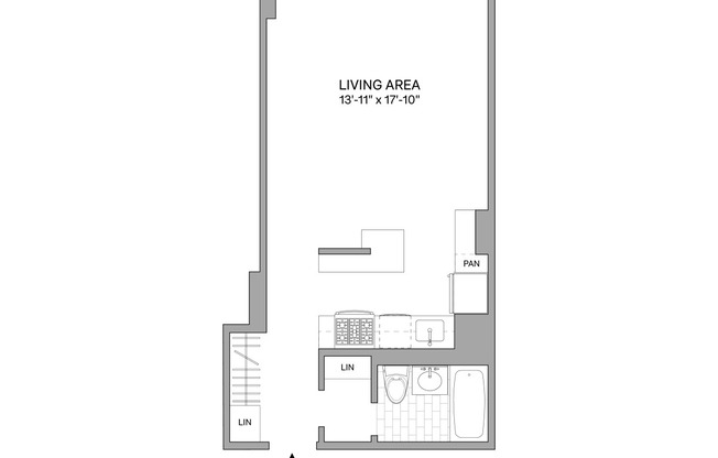 Studio, 1 bath, $3,535, Unit 8J