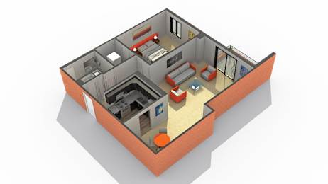 1 bed, 1 bath, 885 sqft, $1,845