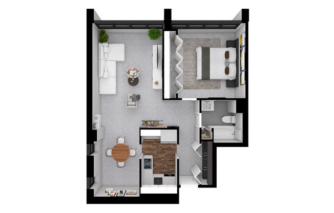 1 bed, 1 bath, 775 sqft, $1,625