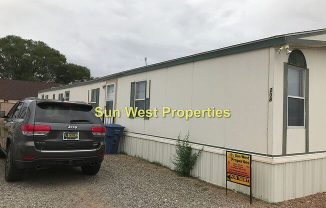 3 Bedroom, 2 Bathroom Mobile Home