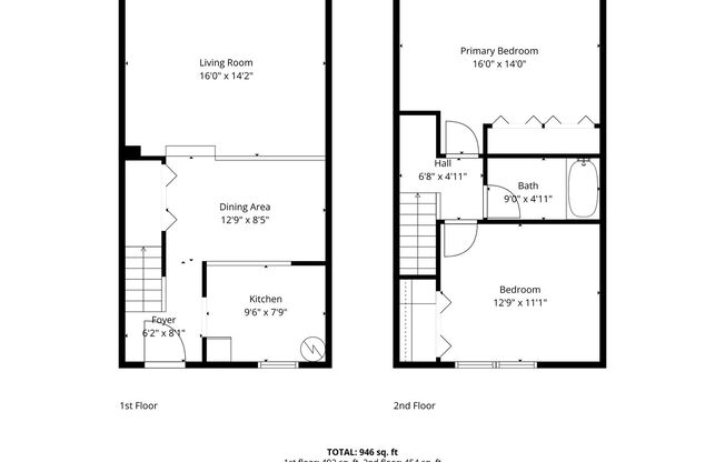 2 beds, 1 bath, 900 sqft, $1,600, Unit 228