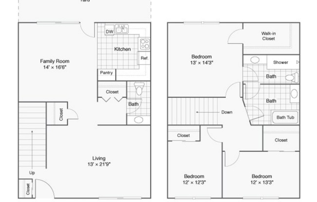 3 beds, 2.5 baths, 1,365 sqft, $3,125, Unit 30