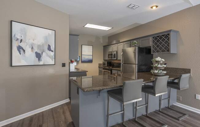 Sunset Summit Clubhouse Interior Kitchen