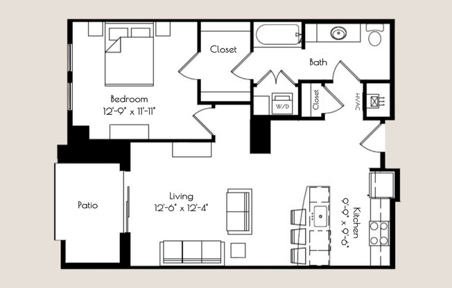 1 bed, 1 bath, 808 sqft, $1,725, Unit 8310 Globe Drive - 126