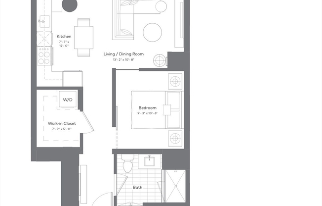 1 bed, 1 bath, 612 sqft, $4,200, Unit 24G
