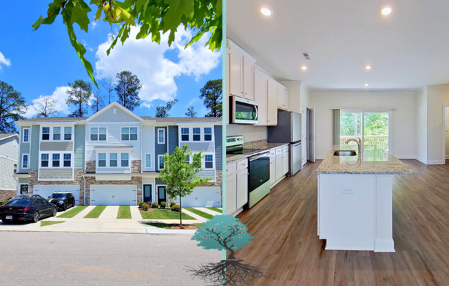 5234 Stream Stone Way Raleigh, NC 27616 New Townhome with Lots of Greenspace Around, Patio and Balcony