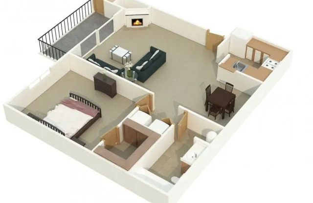 1 bed, 1 bath, 747 sqft, $1,709