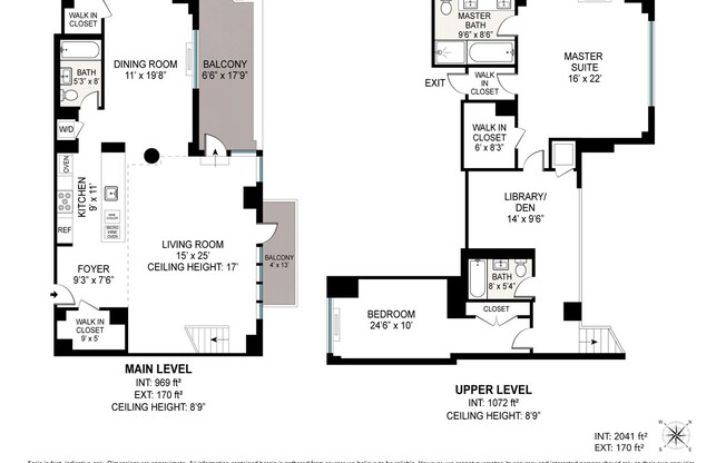 3 beds, 3 baths, 2,190 sqft, $20,500, Unit PH1D