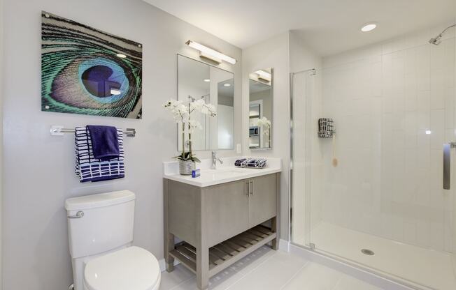 One-bedroom bath at Valo, Washington